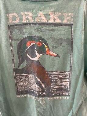 Drake Mint Green Logo Tee
